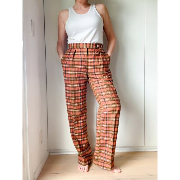 Vintage Polo Ralph Lauren Men's Dress Pants Plaid W 32